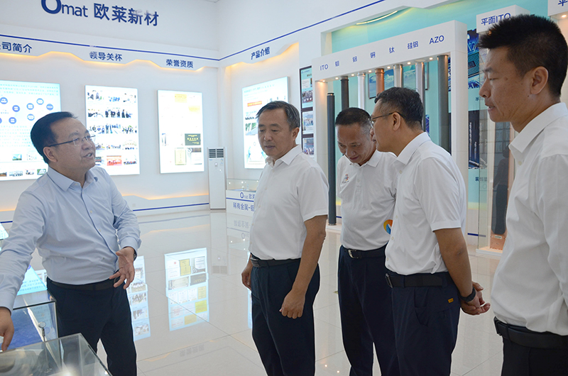 韶关市委副书记，市政府党组书记、市长陈志清一行到欧莱新材开展“暖企服务”