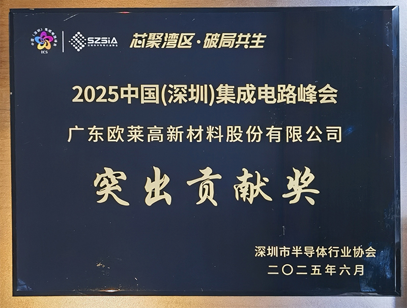 Omat Wins 2025 China (Shenzhen) IC Summit Outstanding Contribution Award